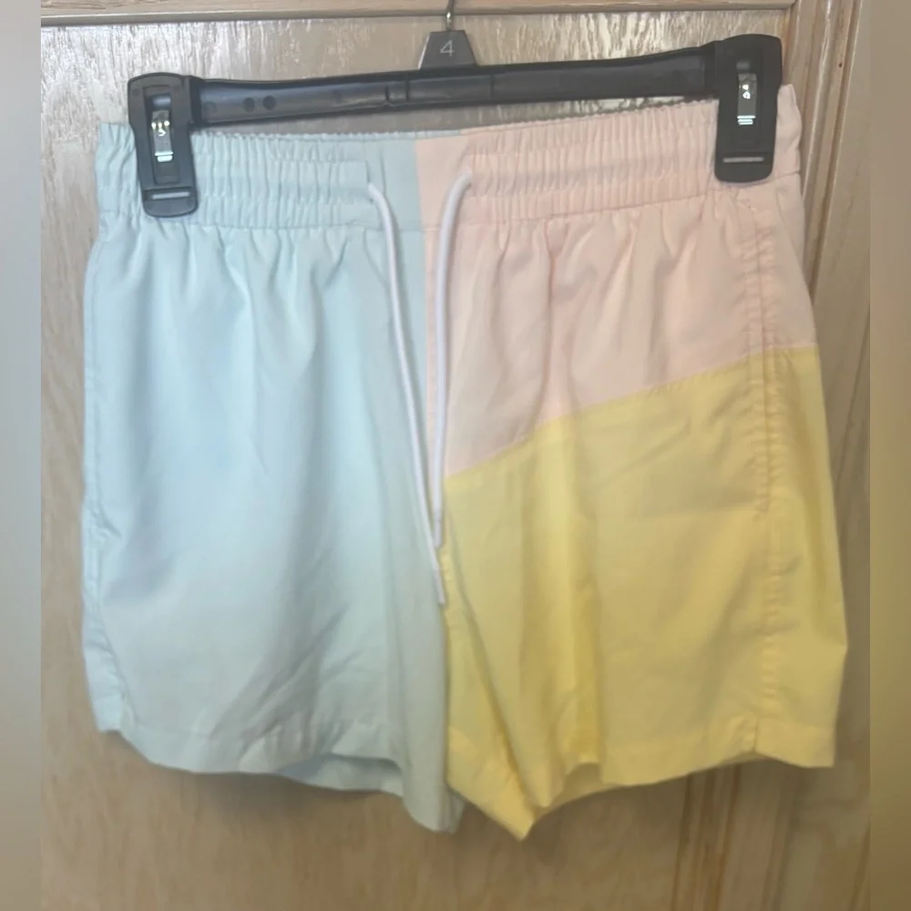 Abercrombie Pride Pastel Colorblock Swim Trunks The Trevor‎ Project Size XXS